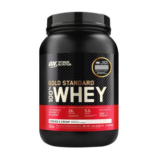 100% WHEY PROTEIN COOKIES AND CREAM - 1.85 LB. ON,hi-res