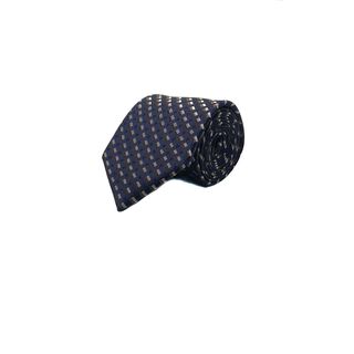 Corbata Seda Diseño Cuadros Azul Marino 8cm,hi-res