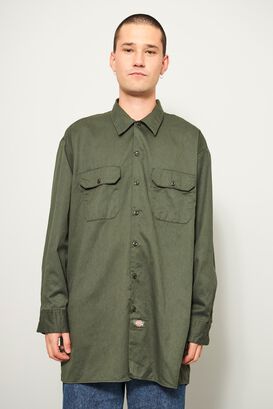 Camisa casual  verde dickies talla Xl 349,hi-res