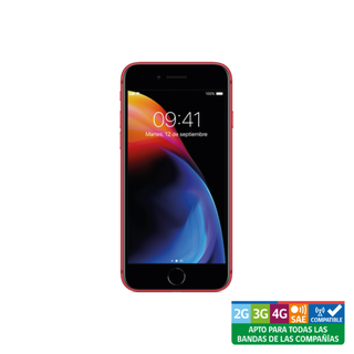 Iphone 8 64GB Rojo Reacondicionado,hi-res