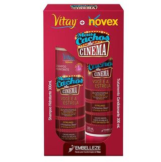 Kit Shampoo + Acondicionador Meus Cachos Cinema Novex 2x300ml,hi-res