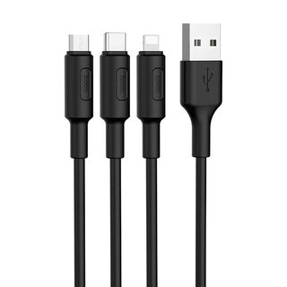 Cable Usb To Lightning Micro-usb Type-c X25 Soarer,hi-res