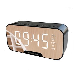 Radio Reloj Despertador Digital Bluetooth Dos Alarmas Programables,hi-res