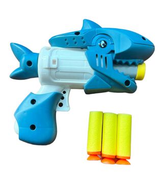 Pistola De Juguete Lanzador 1 Dardo Pistola Tiburon,hi-res