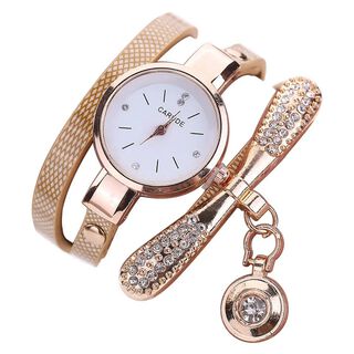 Reloj de lujo Personalizado para Mujeres con Incrustaciones y Pulsera,hi-res