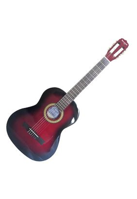 Guitarra acústica Vizcaya ARCG44 cuerdas nylon rojo sunburst,hi-res