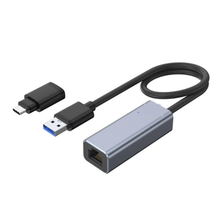 Adaptador USB 3.0 a Gigabit Ethernet con adaptador USB-C,hi-res