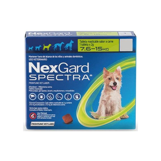 Nexgard Spectra Perro 7,6 a 15kg 1 tableta,hi-res
