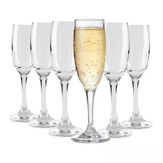 6 copas de champagne, Versalles cristar,hi-res