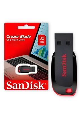 Pendrive Sandisk 32 GB Cruzer Blade USB 2.0 Flash Drive Z50,hi-res