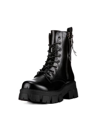Botin Negro Casual Mujer Weide CZY576,hi-res