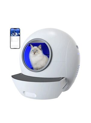 Baño Inteligente Automatico para Gatos con Wifi Elspet,hi-res