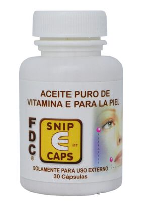 Aceite Facial Vitamina E X 30 dosis (uso Externo),hi-res