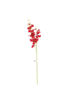 Flor Orquídea Artifical Roja 82Cm,hi-res