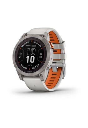 Smartwatch fenix 7 Pro Sapph Solar Ti w/Gry/Orange Band,hi-res