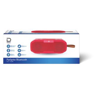 Parlante Bluetooth 5.0 Waterproof Rojo,hi-res