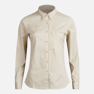 Camisa Mujer Rosselot Long Sleeve Q-Dry Shirt Crema Lippi I23,hi-res