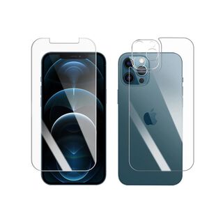 2 Lamina de Vidrio Templado iPhone 11Pro + Cámara 3en1,hi-res