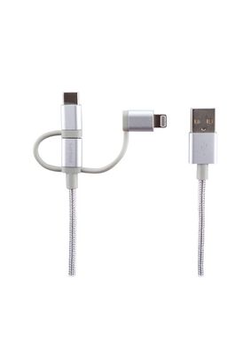 Cable Philips DLC260 3 en 1 Micro USB Lightning USB-C,hi-res