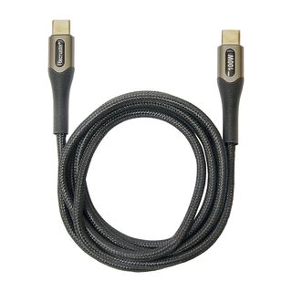 Cable Tipo-C Reforzado Carga Rapida 100w 1mt Negro TM-200547,hi-res