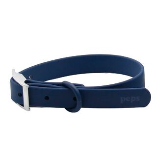 Collar para Perros de Silicona Impermeable Talla S Navy Blue,hi-res