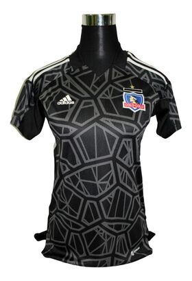 Camiseta Colo Colo 2022 Mujer Arquero Negra Original adidas,hi-res