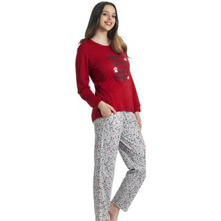 Pijama algodón rojo Art 21463,hi-res