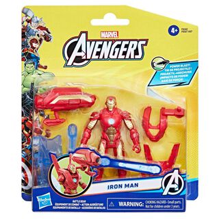 Figura de Acción Marvel Avengers Epic Hero Series Iron Man Con Equipamiento de Batalla,hi-res