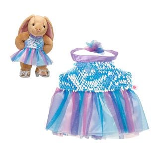 Vestido Lentejuelas Y Tul Pastel Fairy Friends Build-A-Bear,hi-res