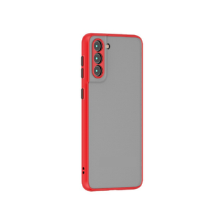 Carcasa Silicona Mate Para Samsung Galaxy S22-rojo,hi-res