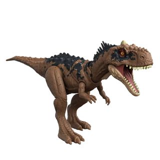 Jurassic World Rajasaurus ruge y golpea,hi-res