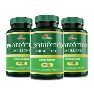 Probiótico 100 Billones - 10 Cepas Pack Oferta x 3 ,hi-res