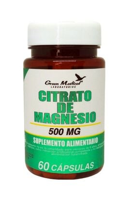 Citrato De Magnesio 500 mg 60 Cápsulas,hi-res