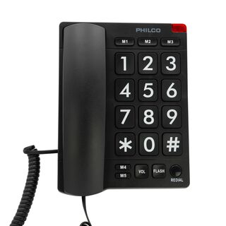 Telefono de Red Fija Adulto Mayor con Números Grandes 170BK,hi-res