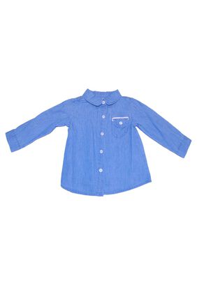 Camisa Bebe Niña Azul Pillin,hi-res
