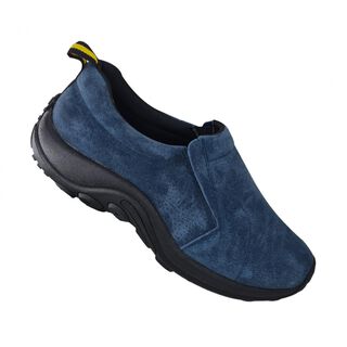 Zapatos De Hombre De Cuero Gamuzado Azul Casual 2132,hi-res