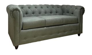 Sofa Chesterfield 200x90x75  Gris,hi-res