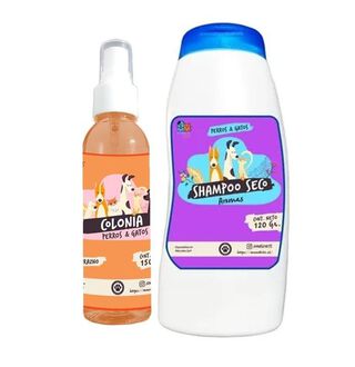 Kit Para Gato Shampoo Seco + Colonia Durazno-Fruitilicious,hi-res
