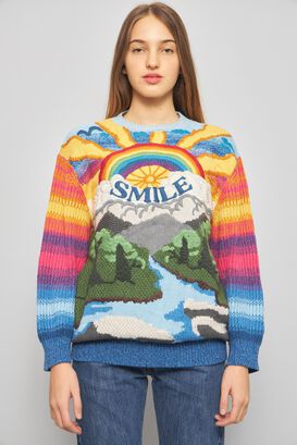 Sweater casual  multicolor stella mcca talla M 108,hi-res