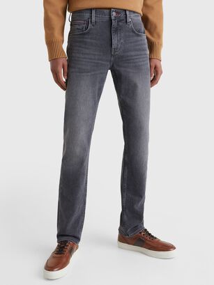 Jeans Denton Straight Fit Gris Tommy Hilfiger,hi-res