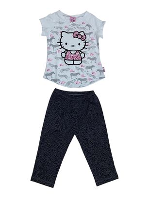 Pijama Algodón Niña  Estampado Hello Kitty,hi-res