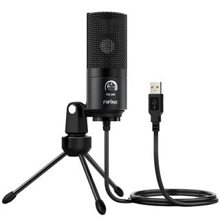 Microfono Condensador Usb Fifine K669b Negro,hi-res
