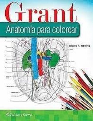 Libro Grant. Anatomia Para Colorear,hi-res