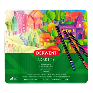 Caja de Lápices 24 Colores - Derwent Academy,hi-res