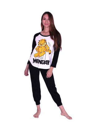 Pijama Mujer Algodón Garfield N801022-02,hi-res