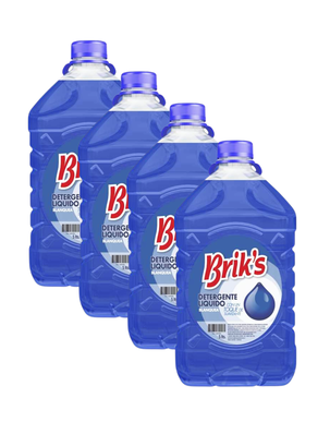 Detergente liquido azul 5 litros x4,hi-res
