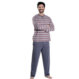Pijama algodón gris Art 2412054,hi-res