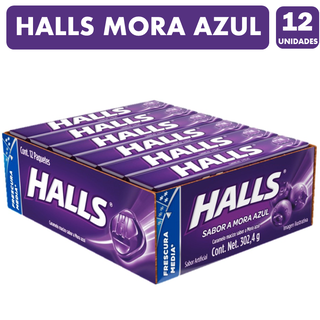 Halls Mora Azul - Caramelos (Caja Con 12 Unidades),hi-res