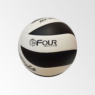 Balón Volley Nº5 Match Soft Negro-Blanco,hi-res