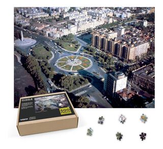 Puzzle Historico Plaza Baquedano 1960,hi-res
